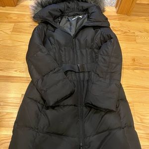 Long super warm Calvin Klein winter coat